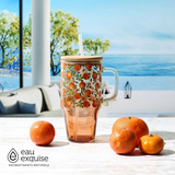 Mug en verre fruité 650 mL – Frais, élégant et réutilisable