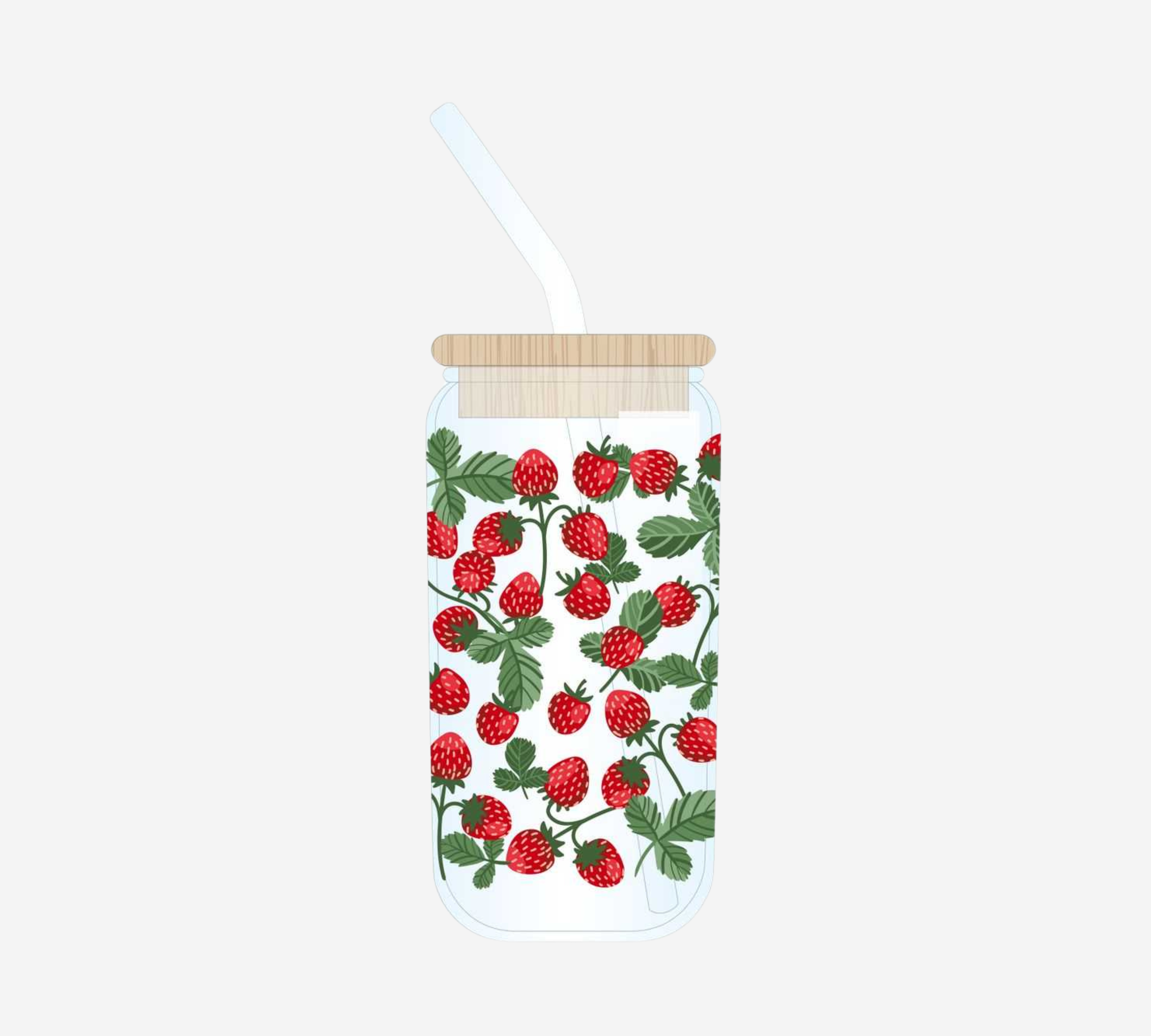 Mug de Transport en verre fruité 530ml