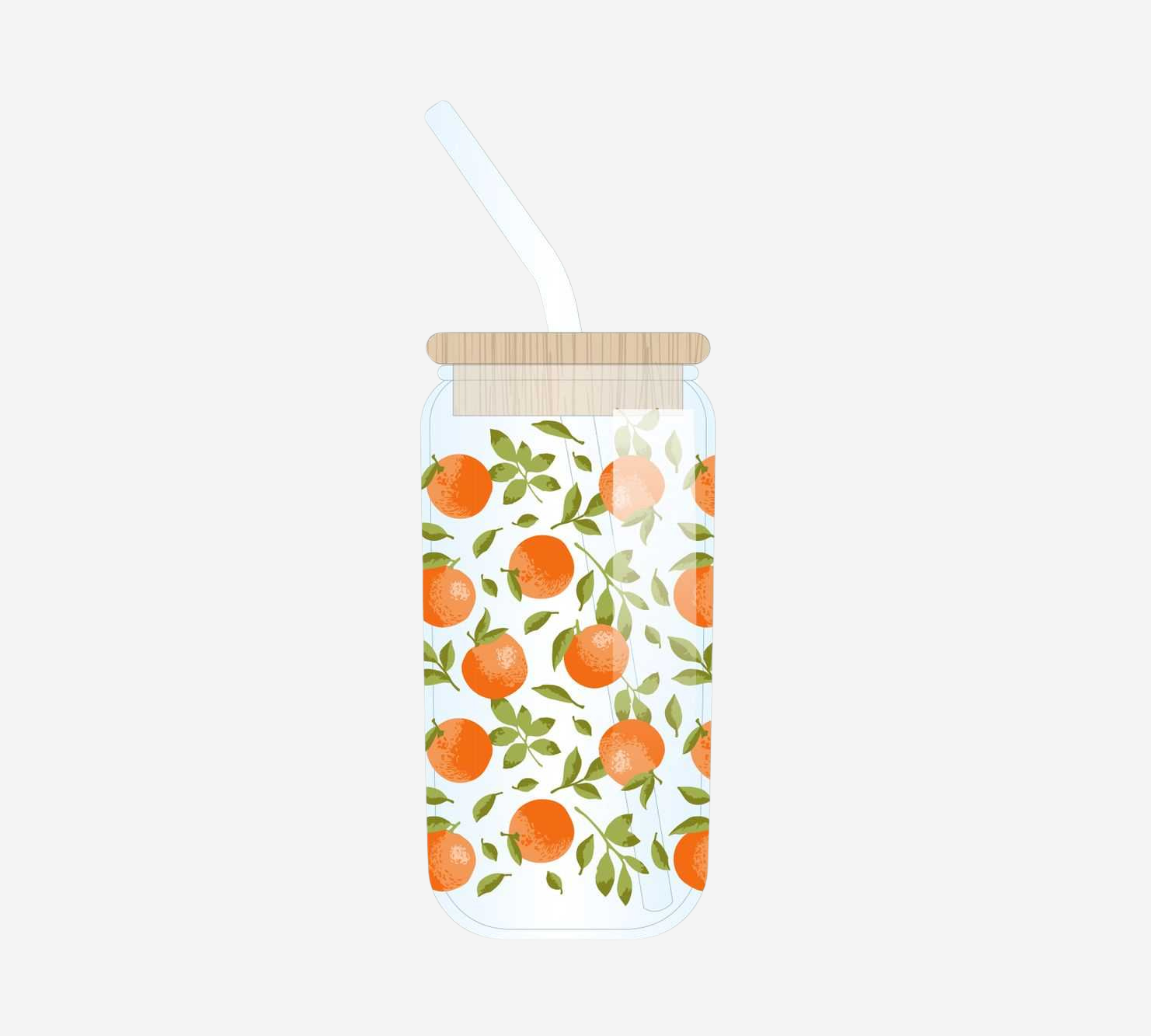 Mug de Transport en verre fruité 530ml