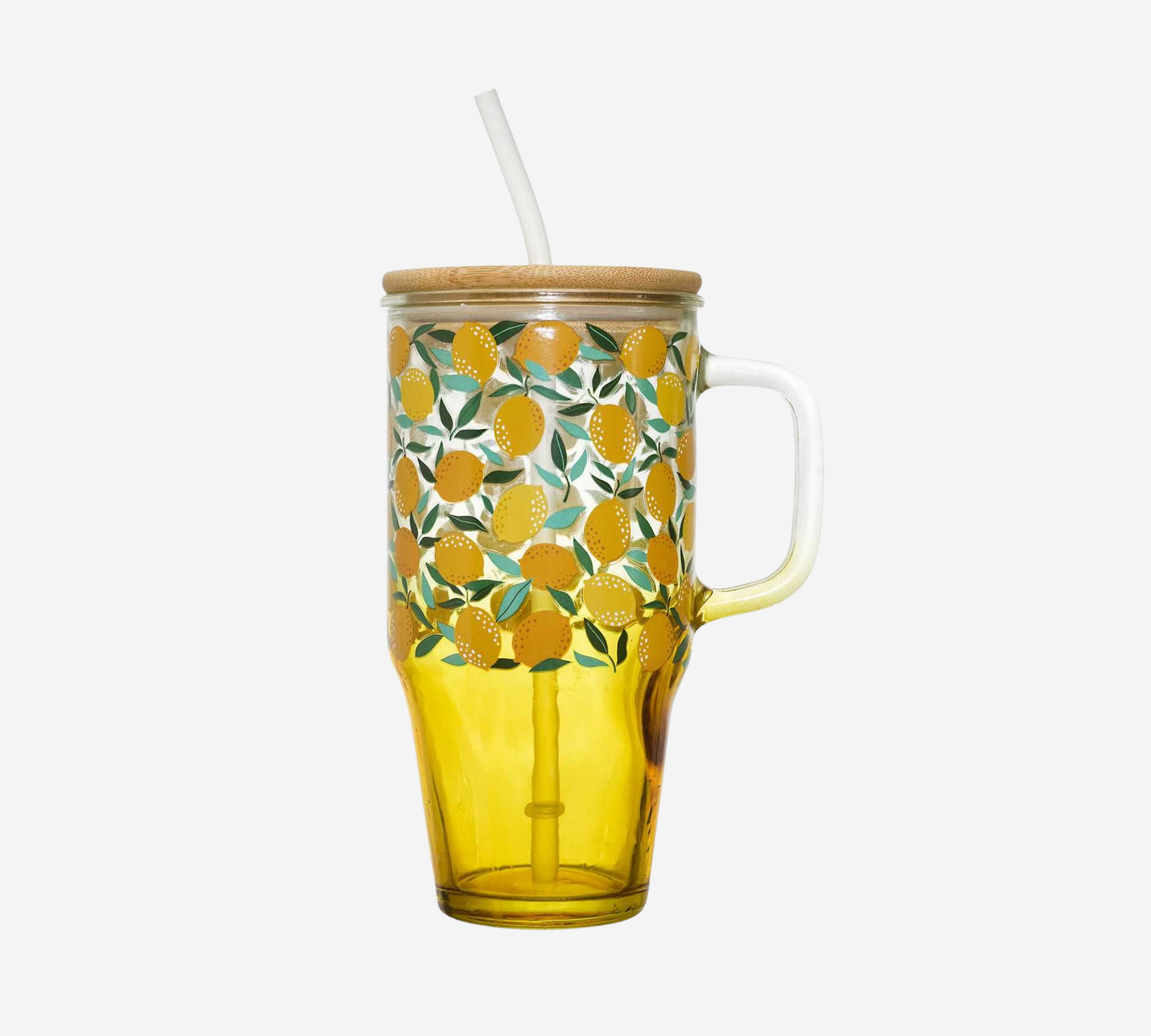 Mug en verre fruité 650 mL – Frais, élégant et réutilisable