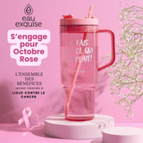 Mug Gourde 1,3 L – Octobre Rose | Eau Exquise