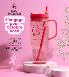 Mug Gourde 1,3 L – Octobre Rose | Eau Exquise