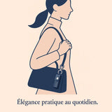 Étui individuel nomade et élégant - Bleu marine